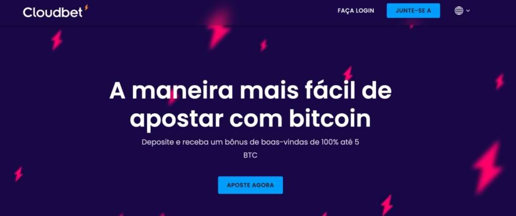Bonus de boas vindas Cloudbet 5 BTC