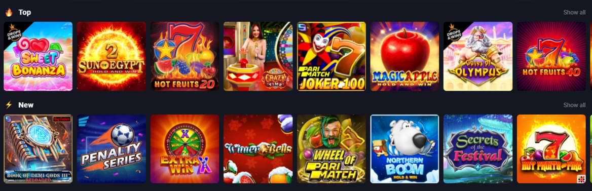 Cassino Online Parimatch