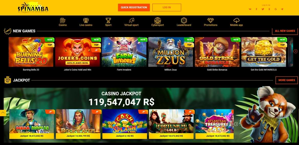 Slots Spinamba Casino